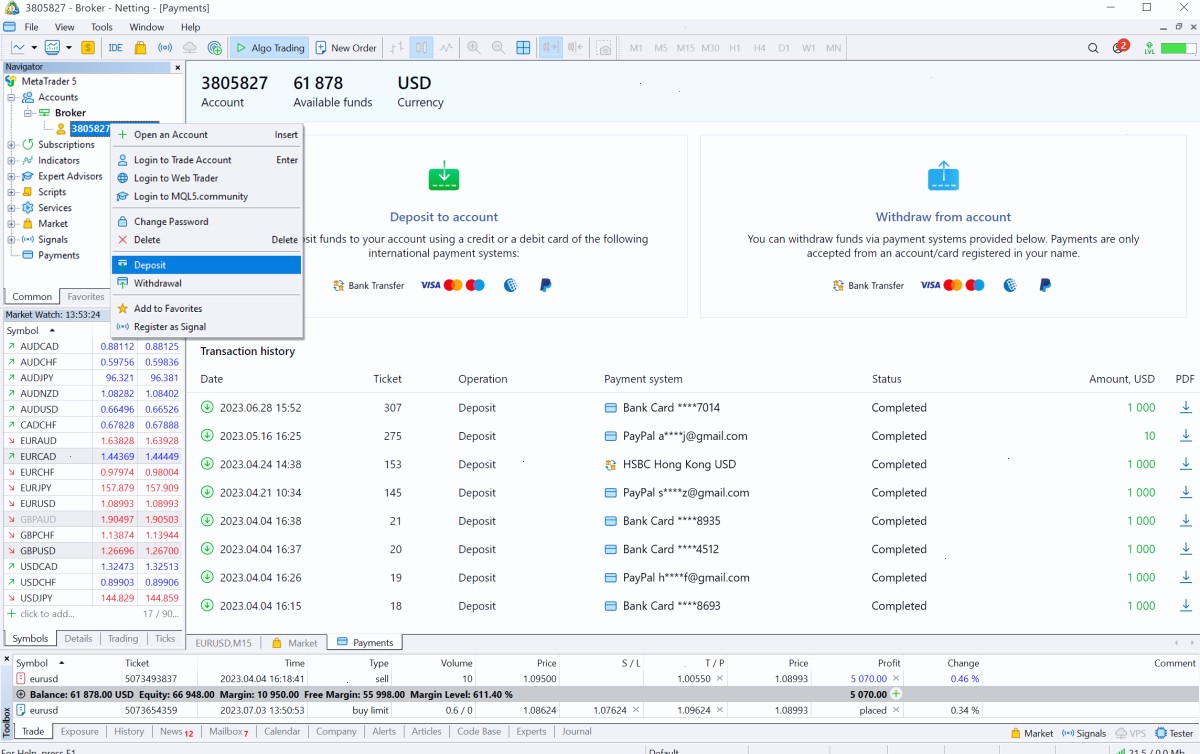 MetaTrader5_MT5官网_iOS安装入口：MetaTrader 5 build 3950：在程序端出入金，更新的交易报告（封面配图）